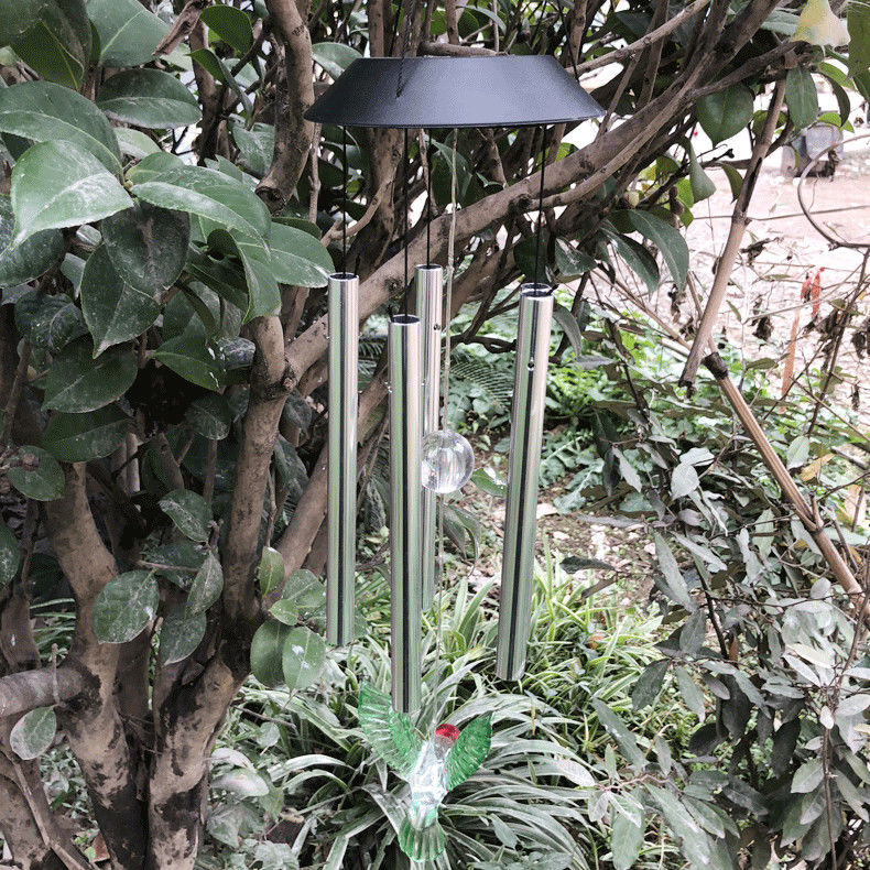 Breng schoonheid en licht naar uw tuin met zonne-LED-licht, kleurveranderende windklokken