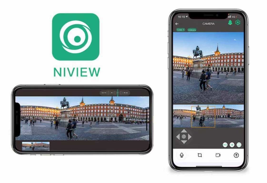 Acht miljoen horizontale articulatie buiten zonnecamera wifi dubbellens cctv camera