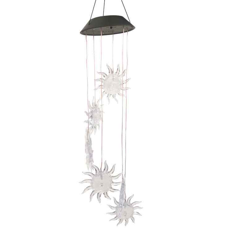 Solar Wind Chime Light LED kleurveranderend buitenlamp voor tuin ABS materiaal