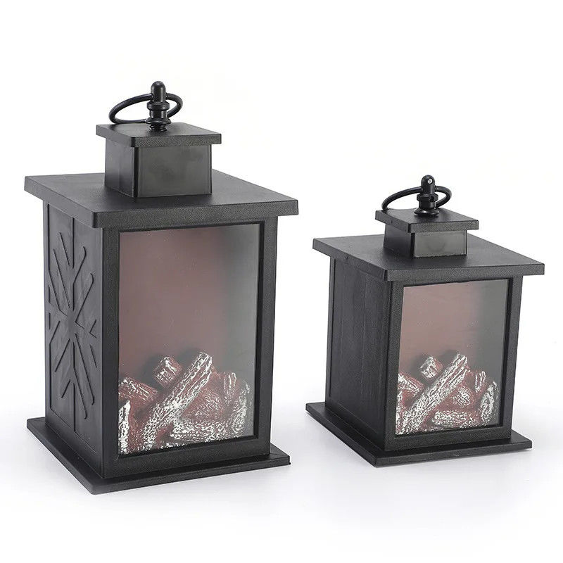 Simulatie Vlamlamp voor kamer decoratie Kerst LED hanglamp 3 * AA Batterij 0,4 kg