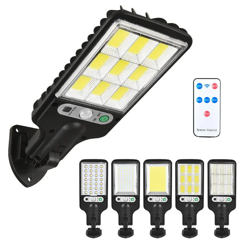 Solar Garden Light High Lumen Sensor Security Wall Street Lamp voor buitenverlichting