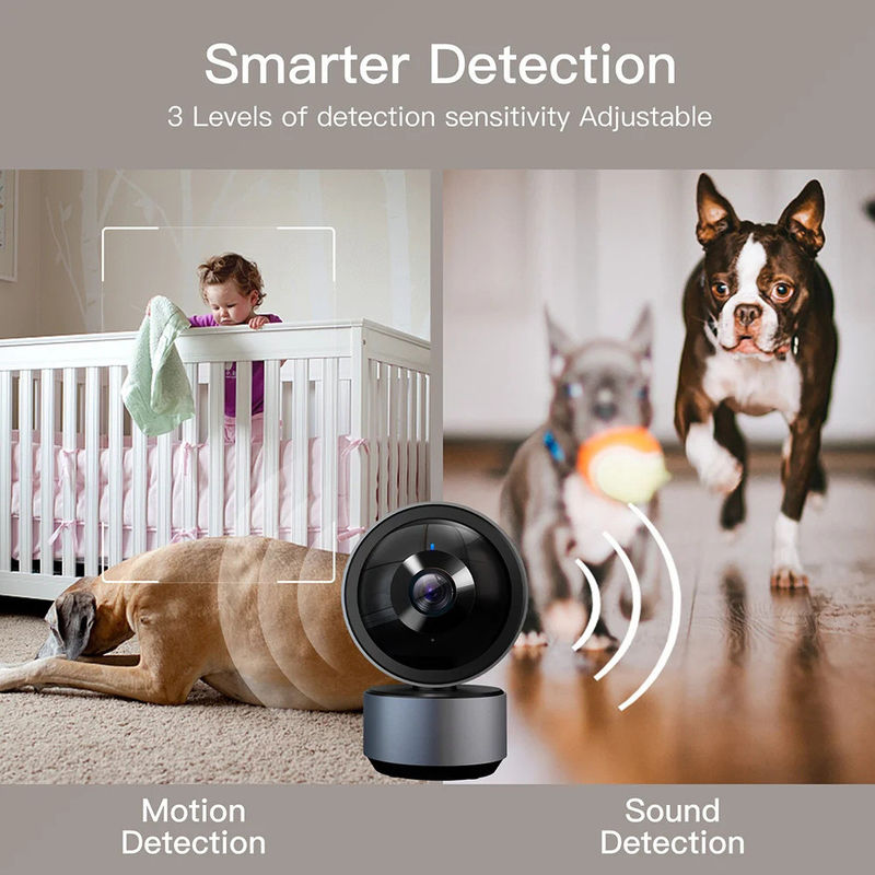 4x elektronische zoom Tuya Smart PTZ CCTV WiFi bewakingscamera voor binnenbewaking