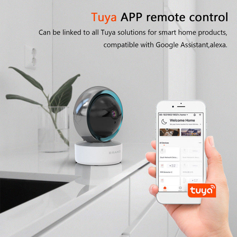 4x elektronische zoom Tuya Smart PTZ CCTV WiFi bewakingscamera voor binnenbewaking