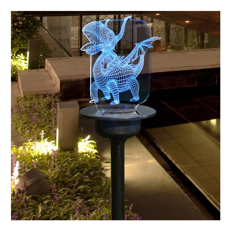 Solar Acrylic Lawn Lamp voor binnenplaats in IP65 waterdicht ontwerp