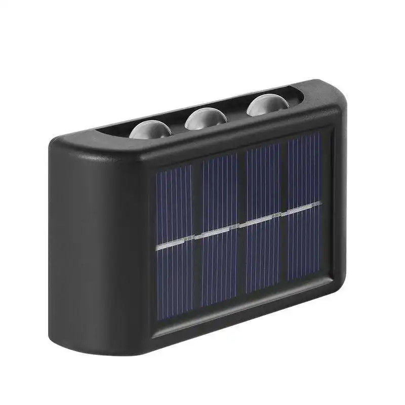 Waterdicht 4Led 6Led Up And Down Solar Wall Light voor tuin binnenplaats