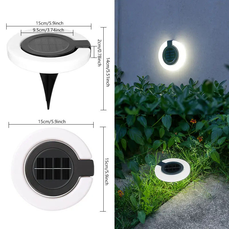 Led Solar Street Light 17 Led vouwbare wandlampen voor thuis buiten buitenwand gemonteerd