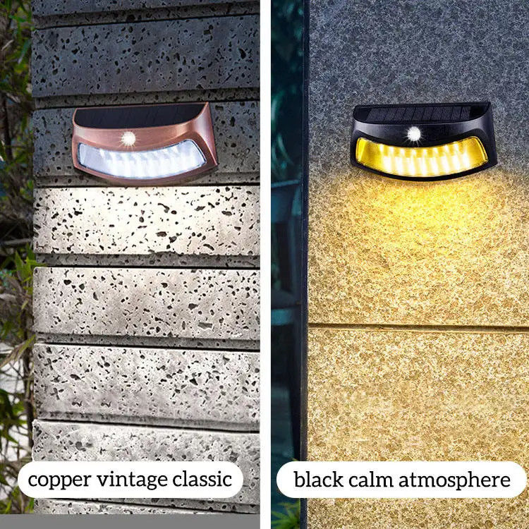 Moderne buitenverlichting 2V zonne-energie wandlicht voor veranda buitenverlichting