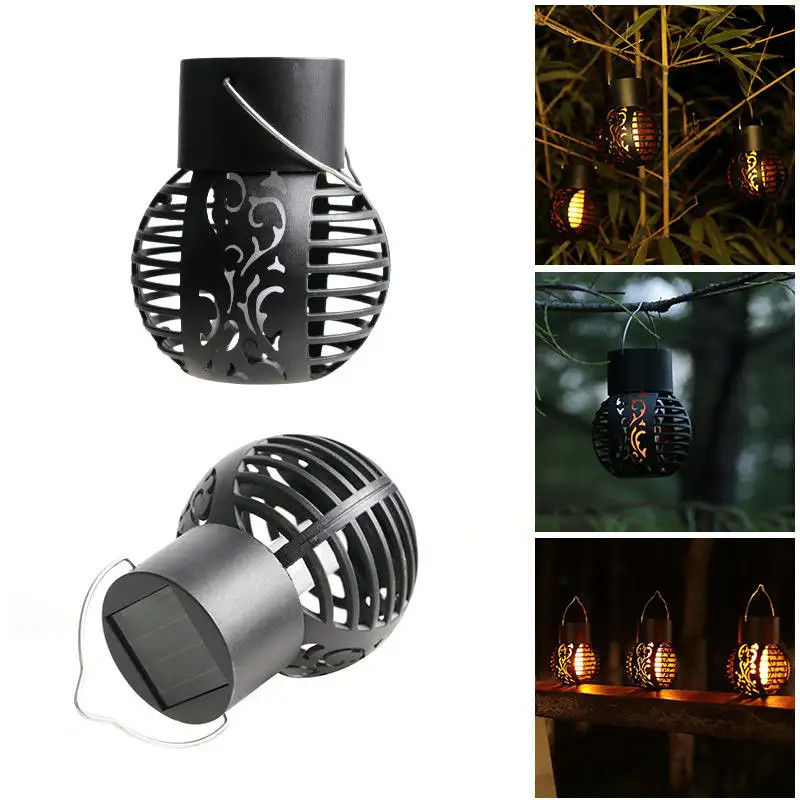 Hangende tuin buiten decoratieve zonnelampen met metalen waterdichte LED tafellamp