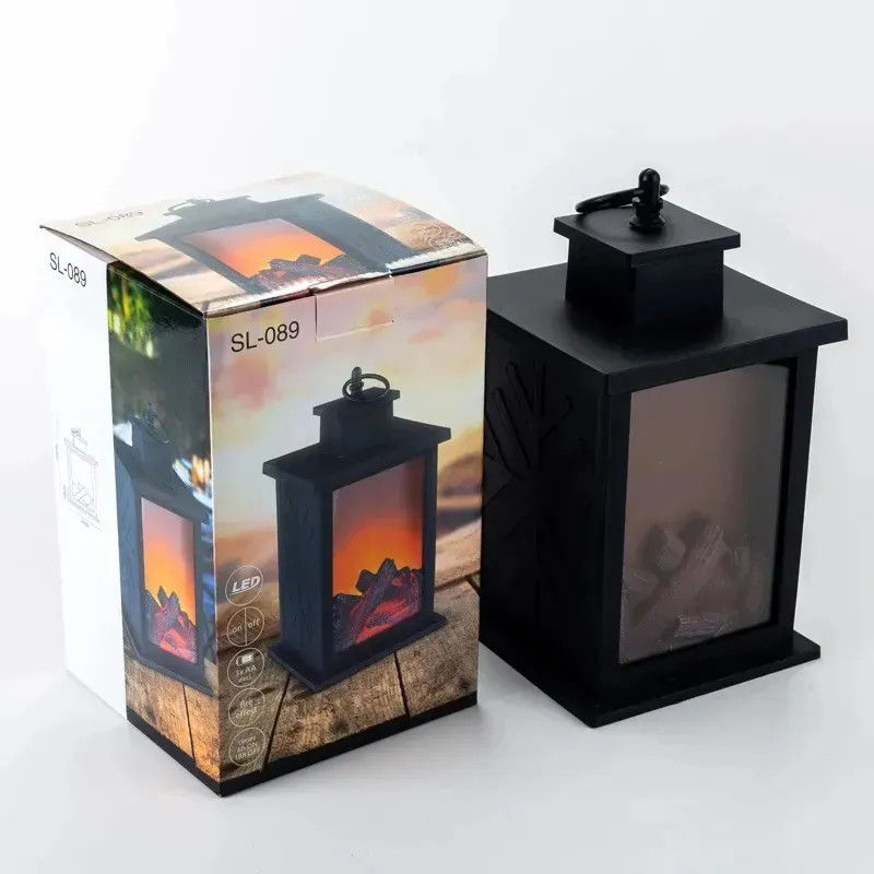 Ondersteuning Dimmer NO Houtskool Vuur Vlamlicht ABS Kamillamp Nachtlicht Decoratie Licht