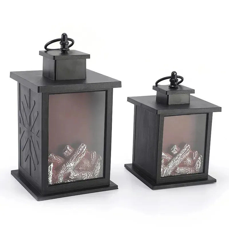 Ondersteuning Dimmer NO Houtskool Vuur Vlamlicht ABS Kamillamp Nachtlicht Decoratie Licht
