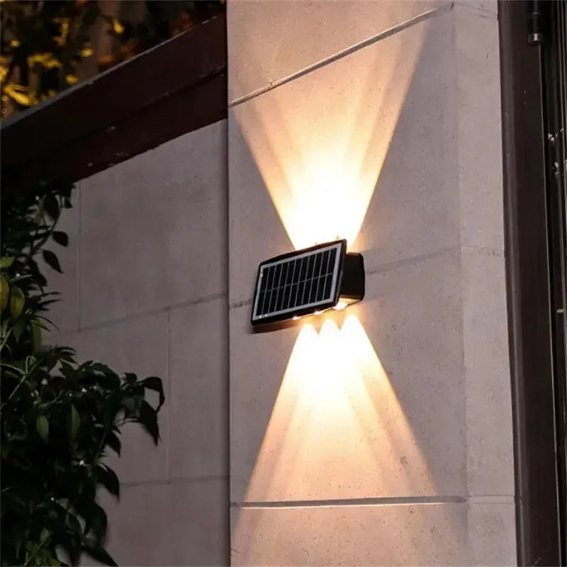 Balkon zonnelampen waterdicht wandlamp voor boven- en onderuitverlichting