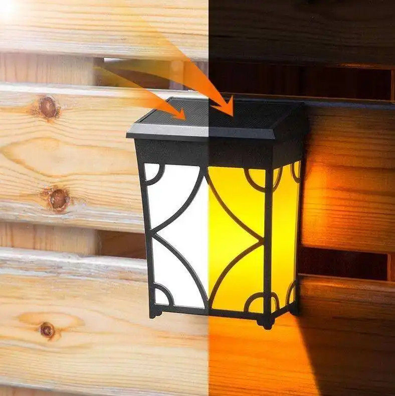 1.2V Inlaatspanning LED-bewegingssensorlamp voor buitentuin Waterdichte zonnewandlamp