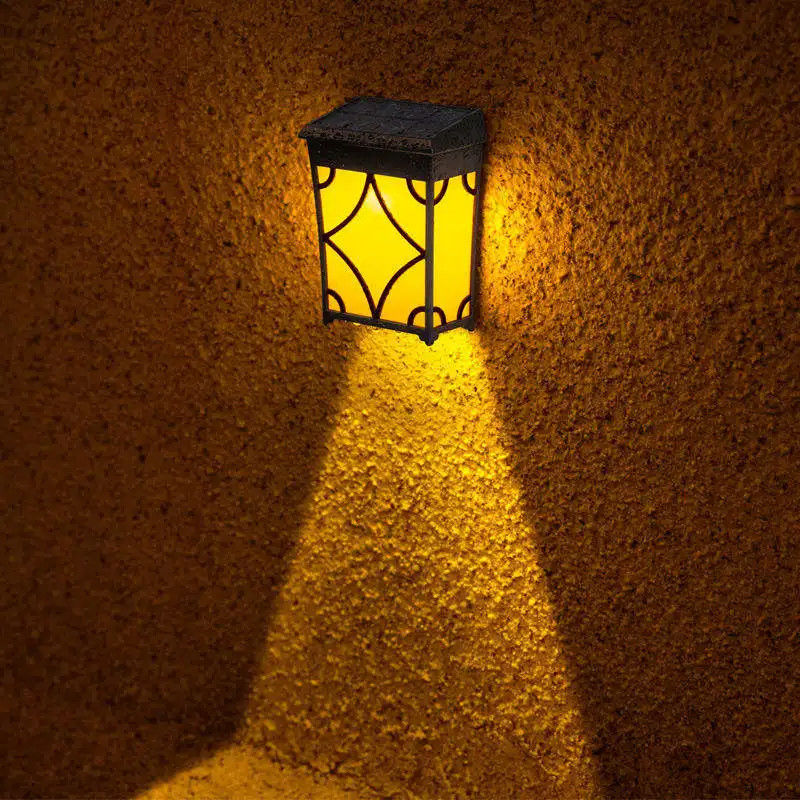 1.2V Inlaatspanning LED-bewegingssensorlamp voor buitentuin Waterdichte zonnewandlamp