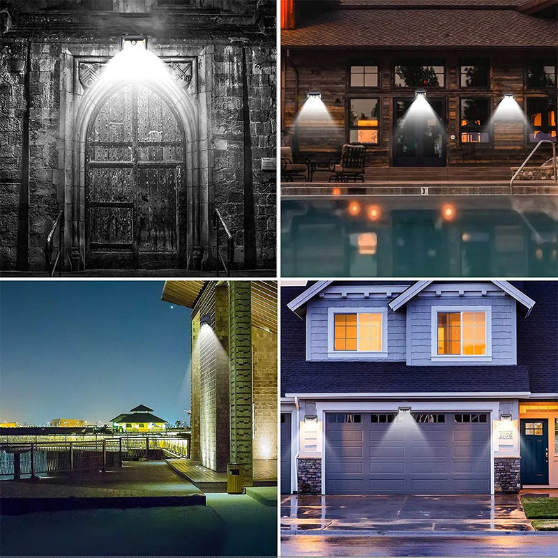 IP65 waterdicht LED zonnewandlicht met bewegingssensor Moderne zonnebeveiligingslicht