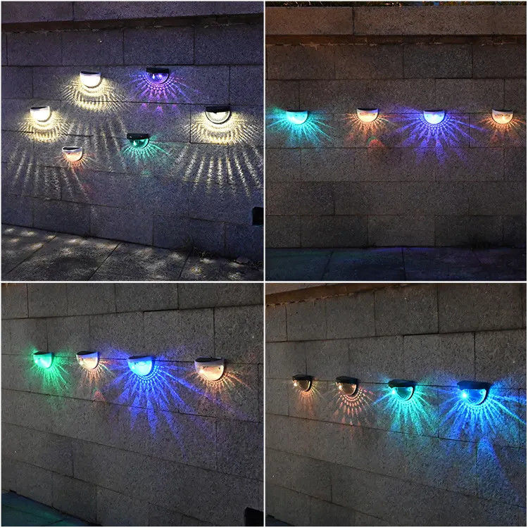 85lm/w Lamp Lichtefficiëntie Zonne-tuinlicht voor decoratieve halfcirkelvormige tuin