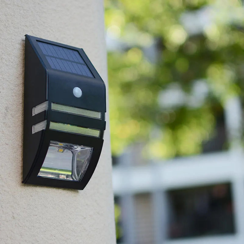 LED zonnebewegingssensor Muurlicht voor gezin 4v 0.33w Muurmontage 6000K Kleurtemperatuur