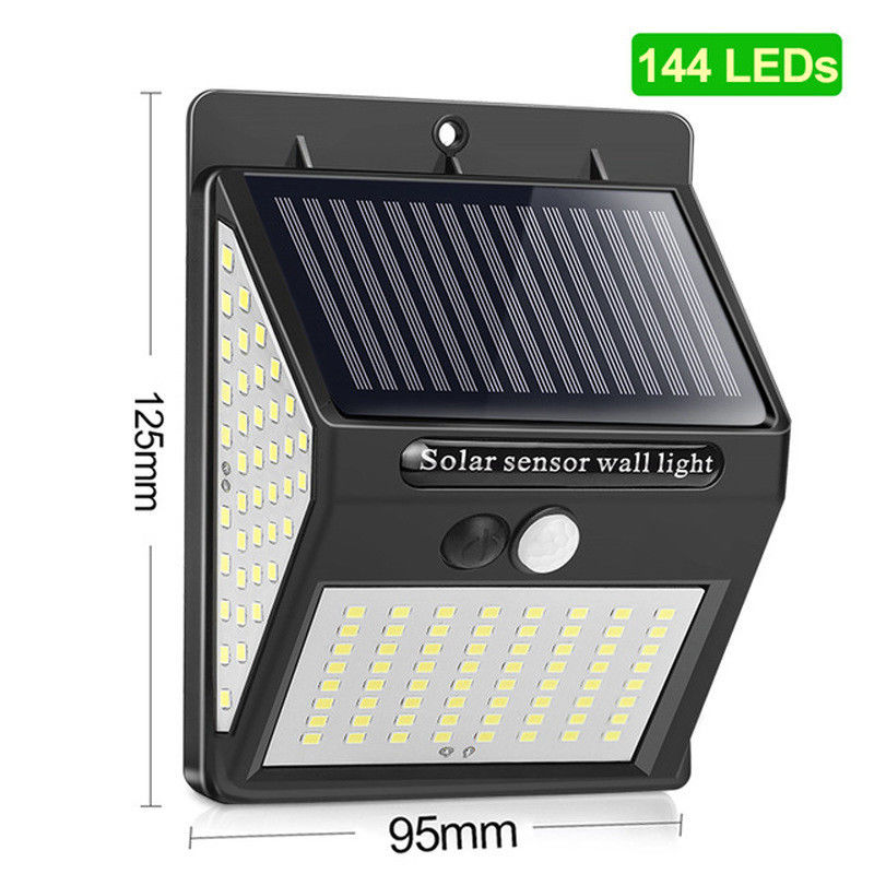 Solar Powered 48 Cob Led Beweging Sensor Security Wall Light Direct geleverd door de