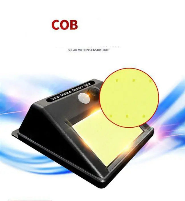 Solar Powered 48 Cob Led Beweging Sensor Security Wall Light Direct geleverd door de
