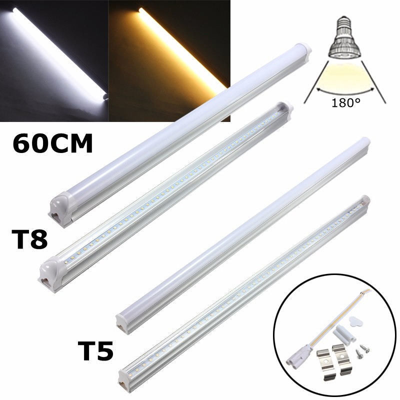 T5 T8 Tube Batten Replacement Bulls Lamp Fixture Housing Fitting voor gemaakt van PC Aluminium